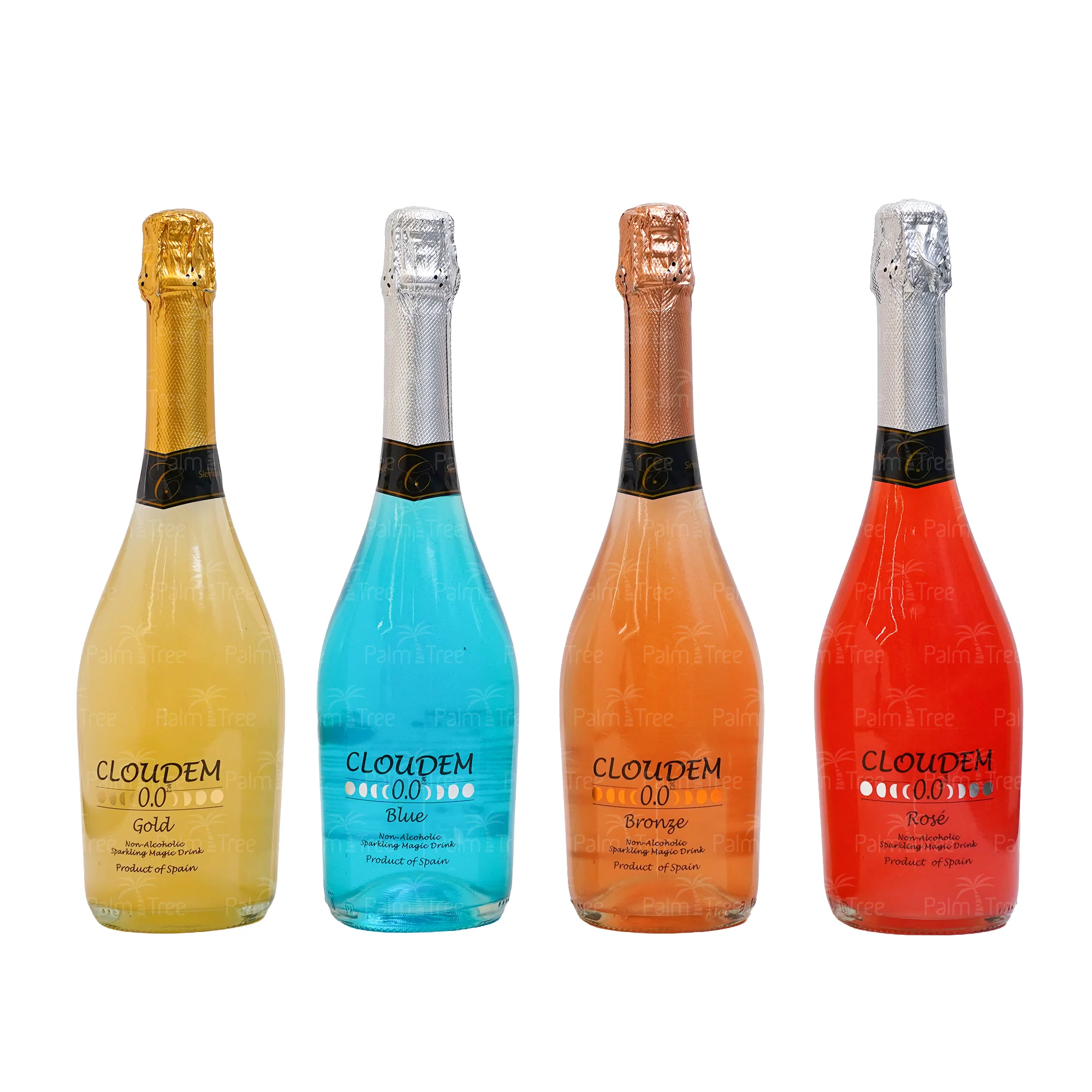 Cloudem Non-Alcoholic Sparkling Magic Wine 750ml – Bronze, Gold, Rose & Blue