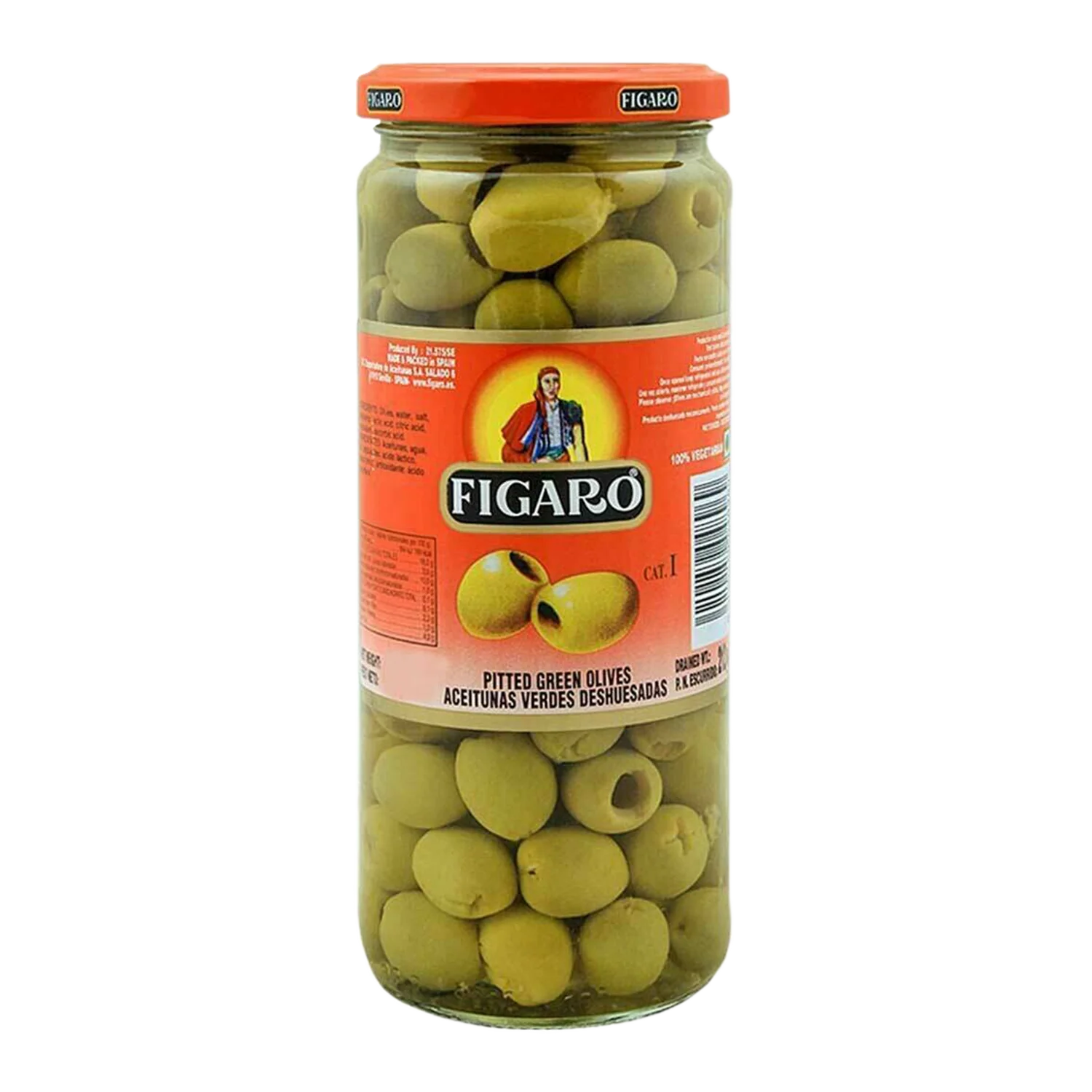 Figaro Pitted Green Olives 420 G