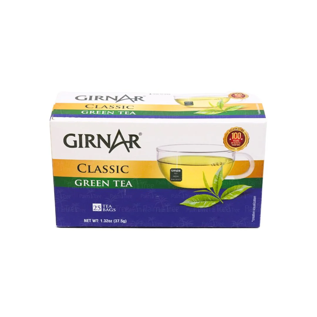 Girnar Classic Green Tea 25 Tea Bags | Pure Green Tea