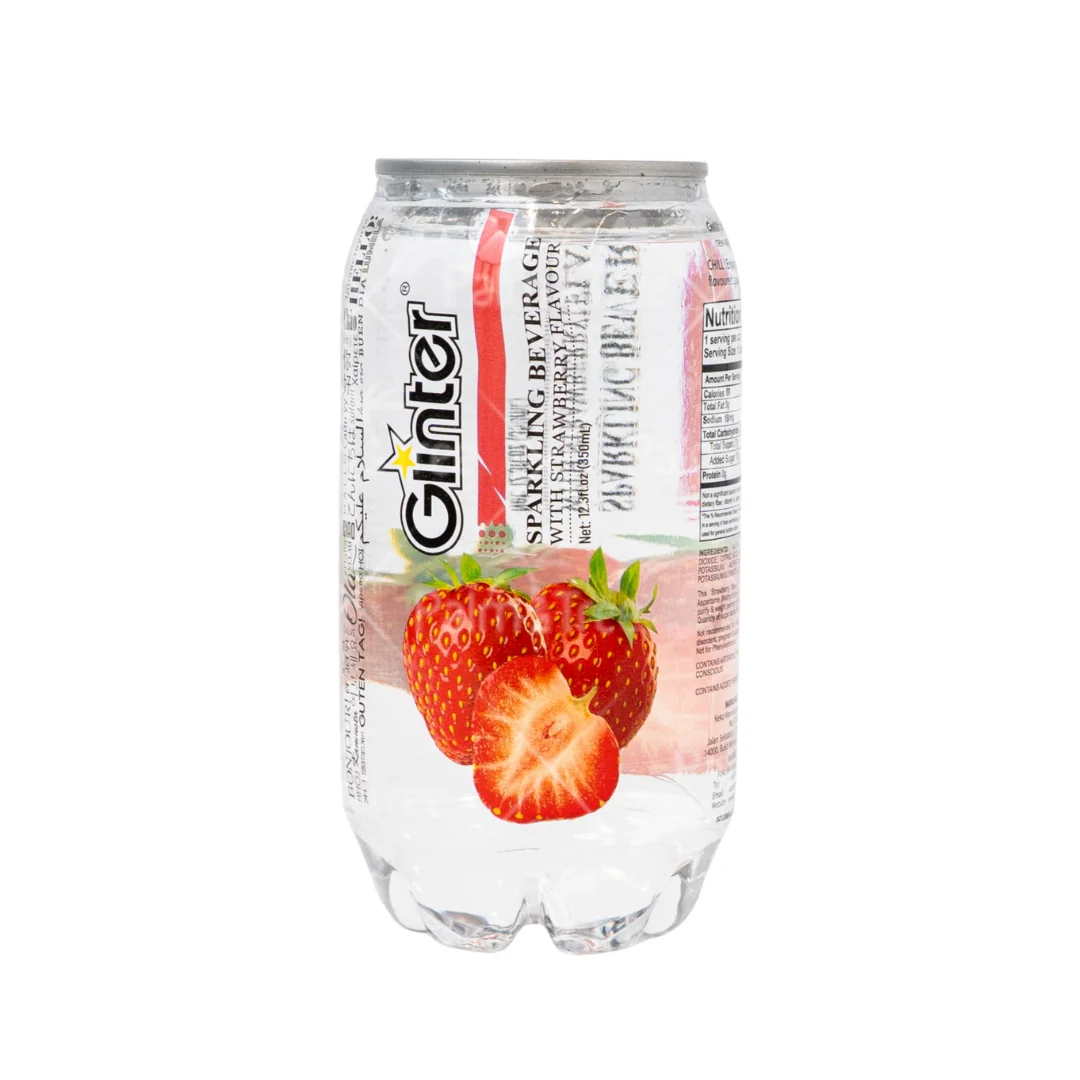 Glinter Sparkling Drinks | Kiwi, Strawberry, Peach, Green Apple & Mango - Image 3