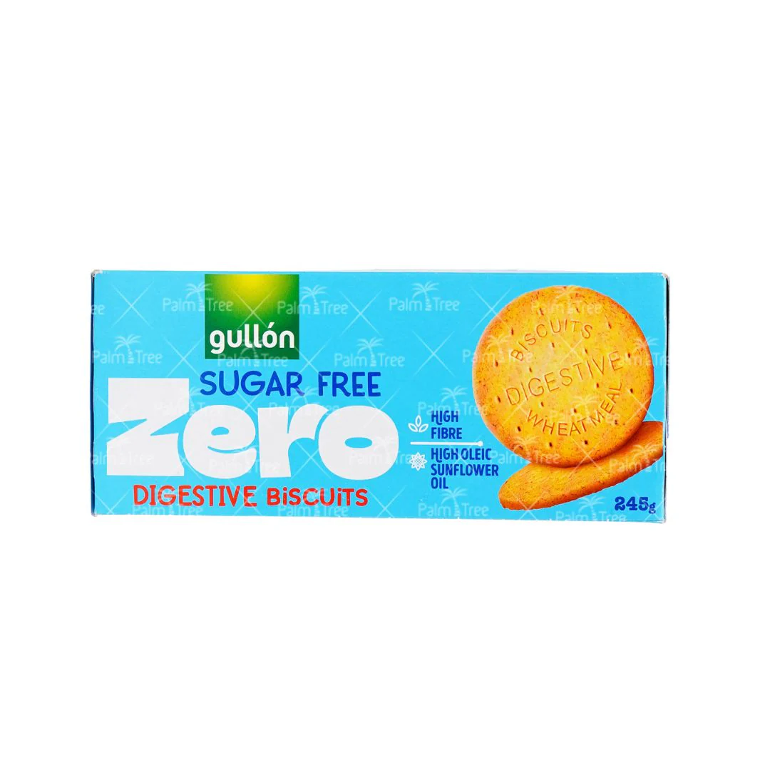Gullón Sugar Free Zero Digestive Biscuits 245G | Healthy Sugar-Free Snack