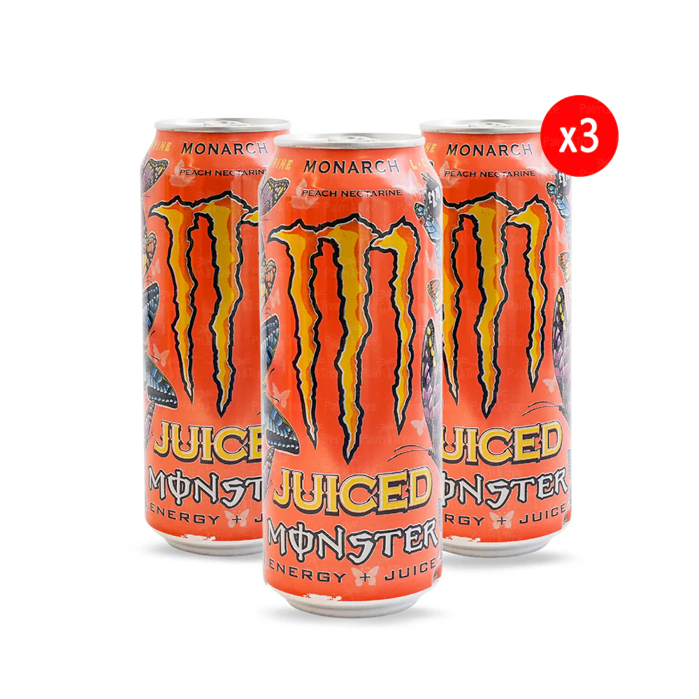 Monster Energy Juiced Monarch Peach Nectarine – 500ml - Image 3