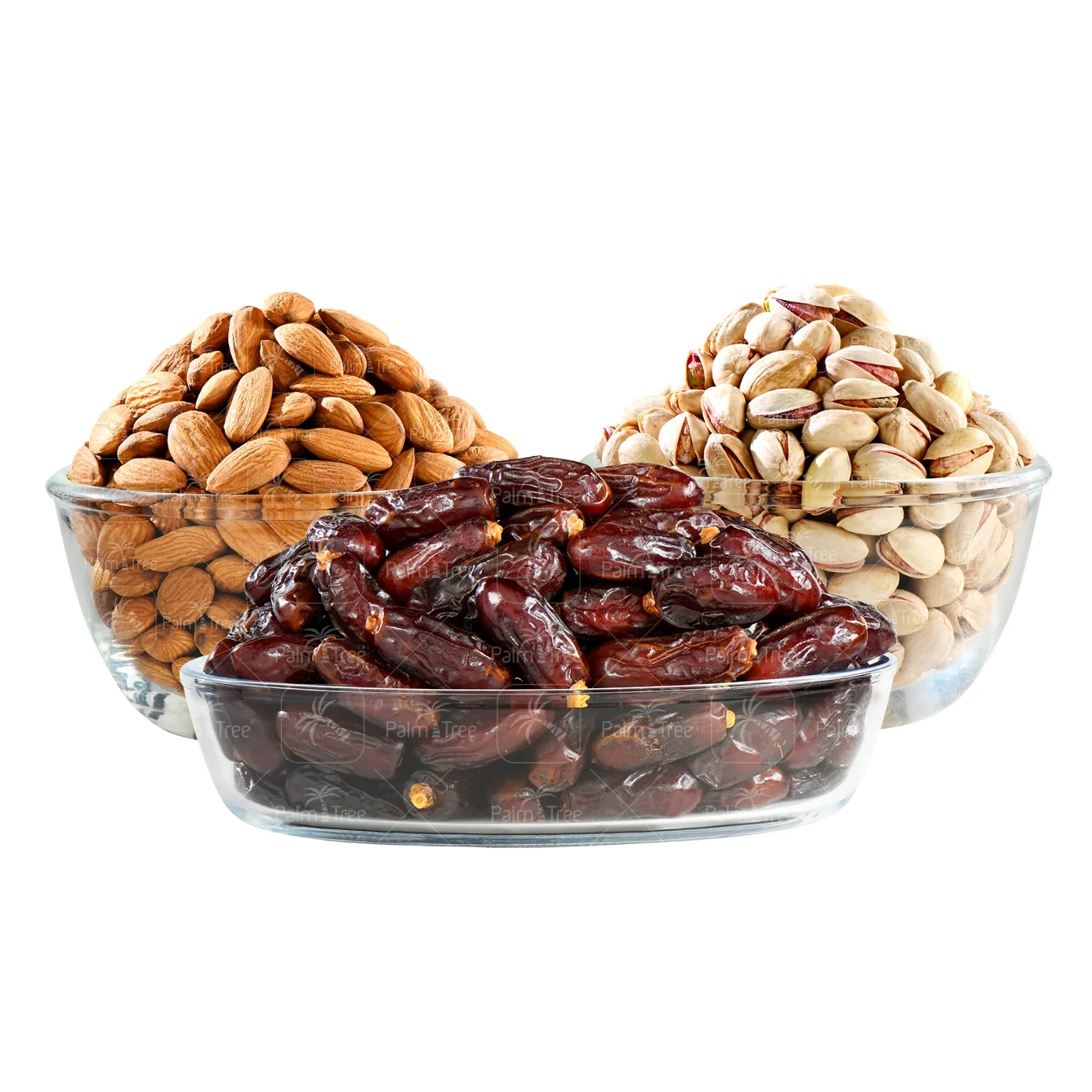 Palm Tree Dates And Nuts Combo - Dates, Almonds And Pistachios - Image 2
