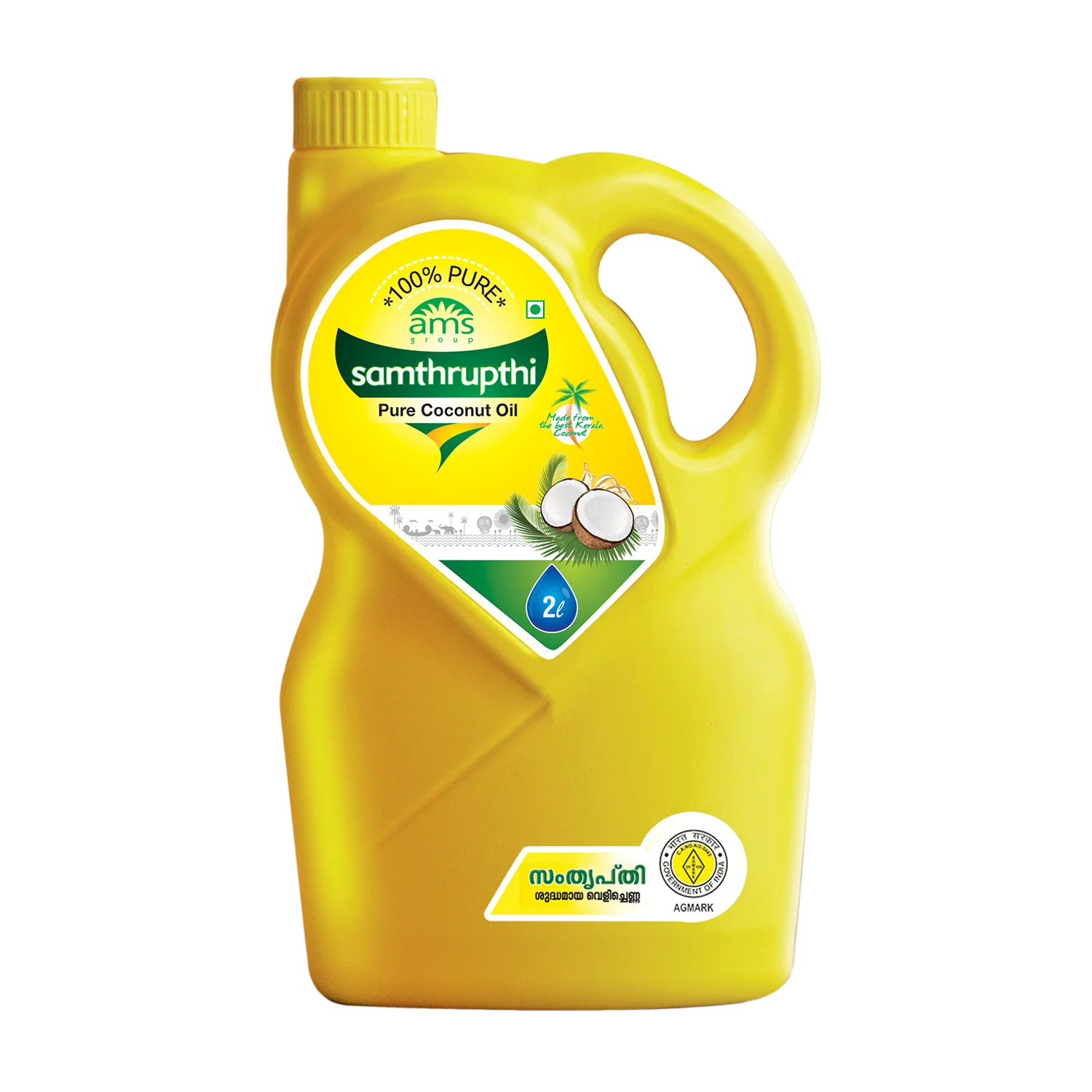 Samthrupthi Pure Coconut Oil Can 2000 ML