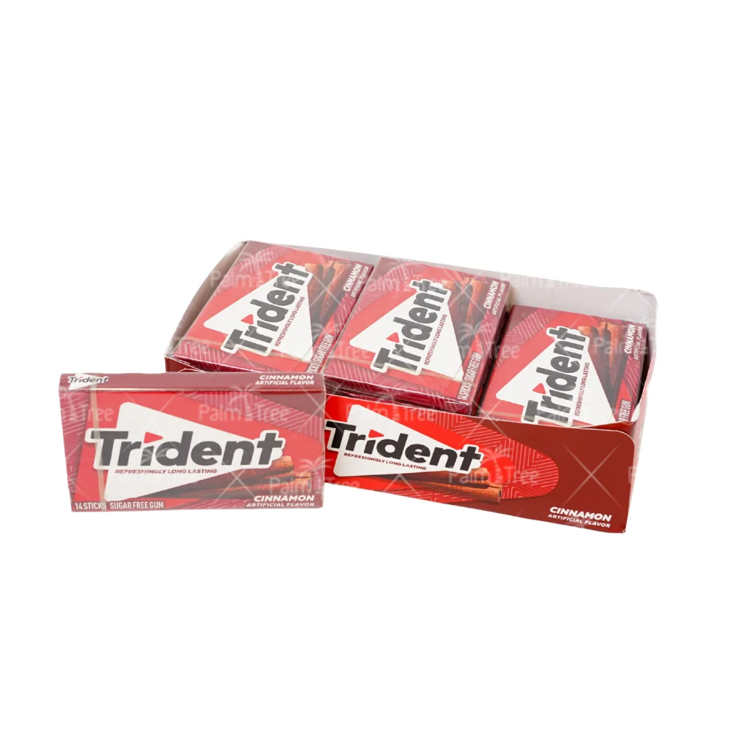 Trident Cinnamon Sugar Free Gum - Image 2